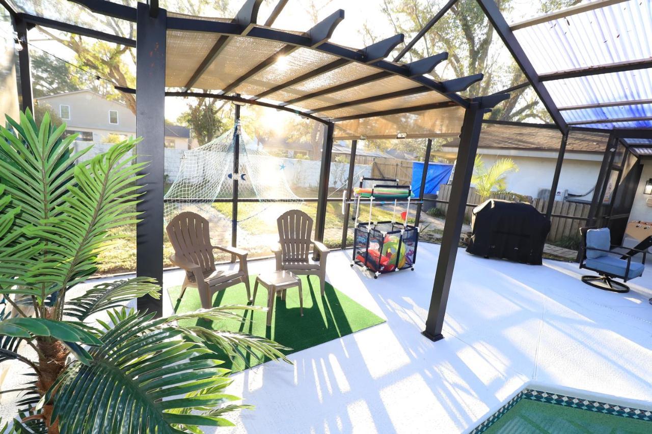 Boho Oasis With Pool- Paradise For Work & Fun Τάμπα Εξωτερικό φωτογραφία