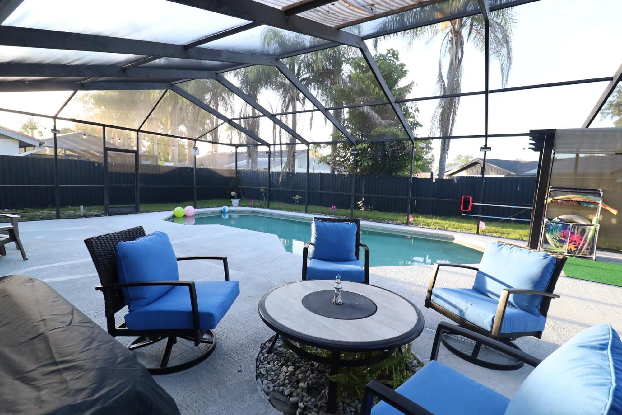Boho Oasis With Pool- Paradise For Work & Fun Τάμπα Εξωτερικό φωτογραφία